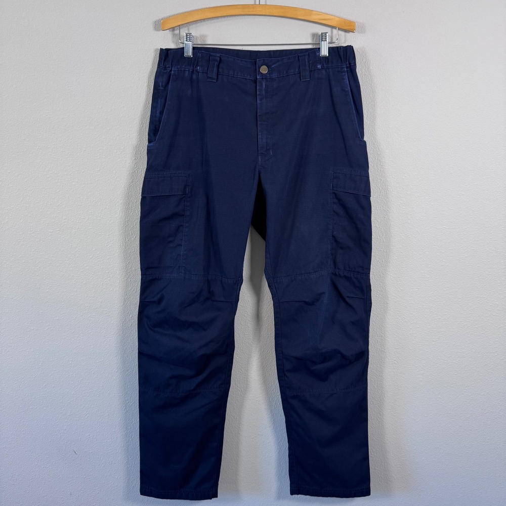 Vertx Phantom LT Mens 35x34 Navy Blue Tactical Cargo Ripstop Work Utility Pants